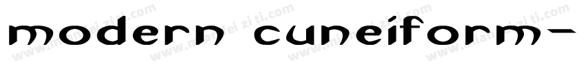 modern cuneiform字体转换